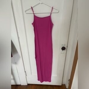 Elegant Pink Maxi Dress